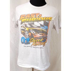 Fast & Furious Men’s Street Racing “ One Quarter Mile At A Time " T-Shirt Size M